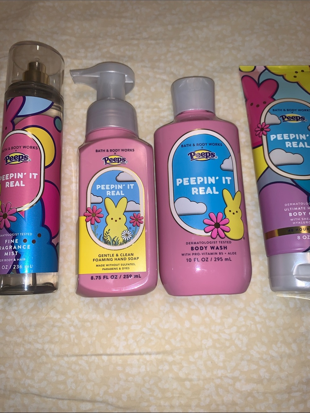 Bath & Body Works Marshmallow Peepin' It Real Body Care Set